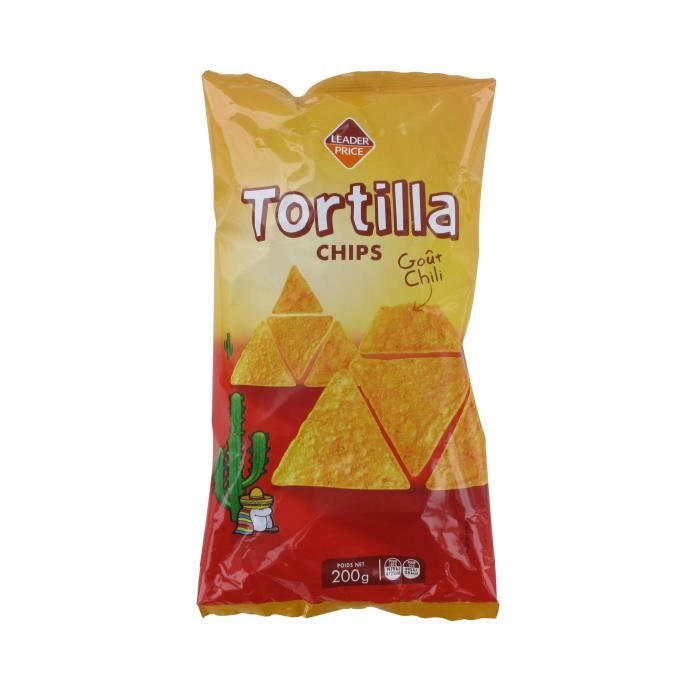 Tortilla chips goût chili - 200g