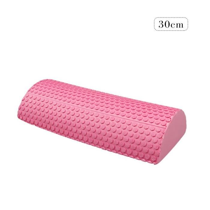 Rouleau en mousse de Massage EVA semi-rond 30cm-45cm, équipement de Fitness, coussin d'équilibre de Yoga avec Point f - Bleu YIWA194