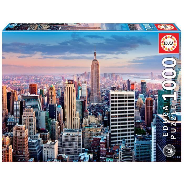 EDUCA - Puzzle - 1000 MIDTOWN MANHATTAN - NEW YORK HDR