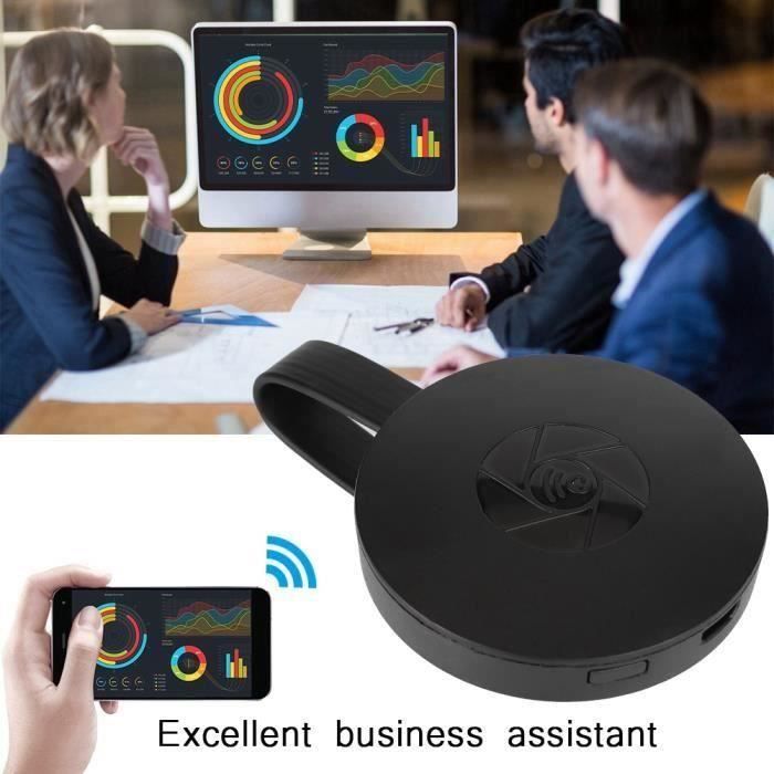 Récepteur multimédia TV numérique Chromecast HDMI Adaptateur Dongle WiFi G2 sans fil pour iPhone - Android - XY FR