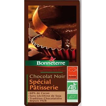 Bonneterre Chocolat noir patisserie 60% cacao 200g