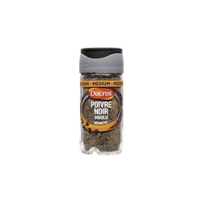 Poivre noir moulu classique 38 g Ducros