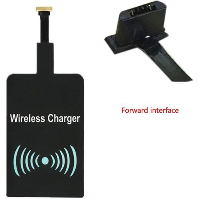 Hot Fashion Micro Universal USB QI sans fil de charge Chargeur Récepteur Pad Coil pour mobile