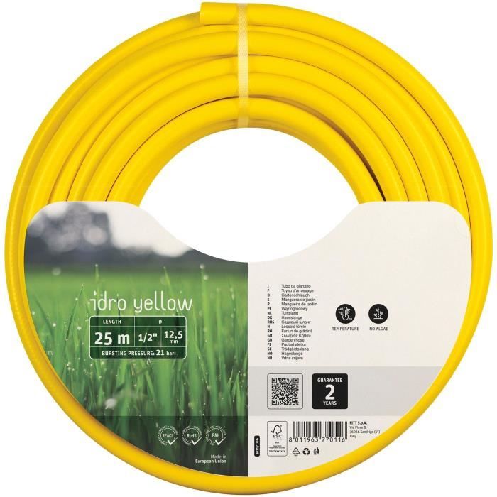 FITT Tuyau Idro - Ø12,5mmx25m - Jaune