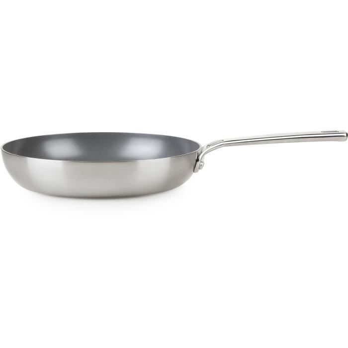 HEALTHY & TASTY HT2002 Poêle céramique - Diamètre 24 cm - Revêtement anti-adhésif sans PTFE ni AFPO - Adapté au four jusqu’à 240 °C