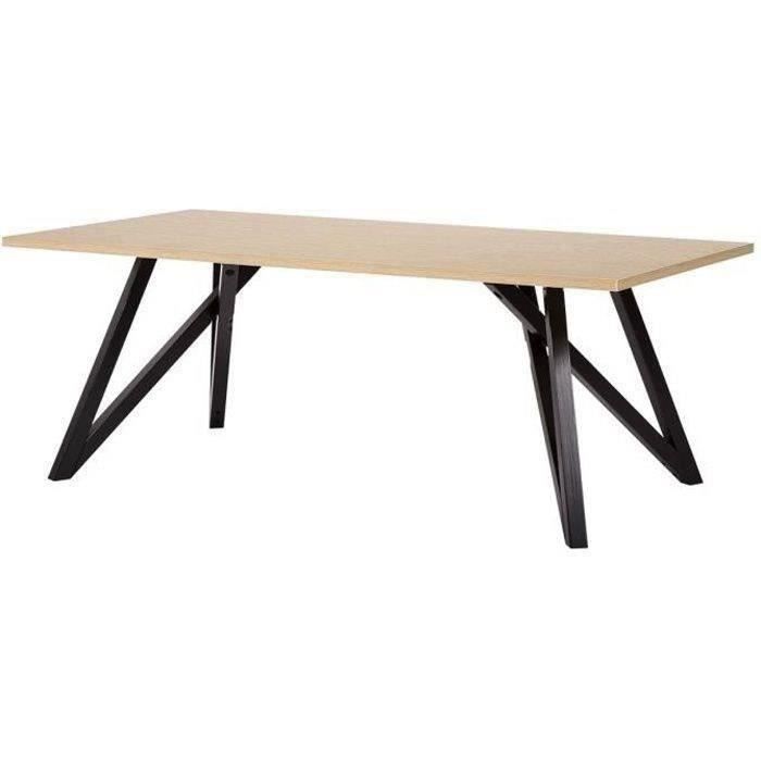 Table basse - Pieds laqué noir - STARLIGHT