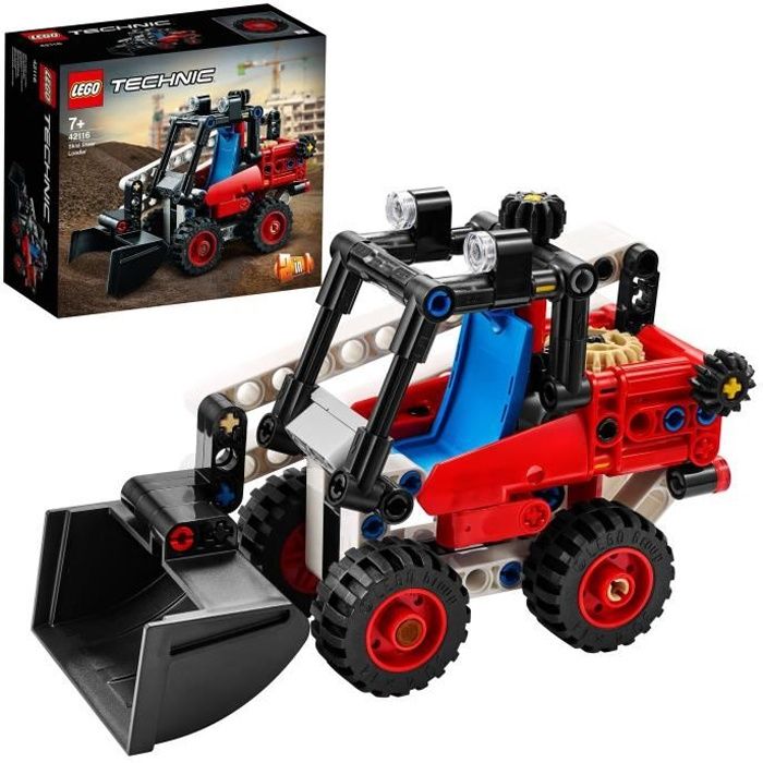 LEGO® Technic 42116 Chargeuse Compacte, Jouet de Construction, Engin de Chantier, Véhicule