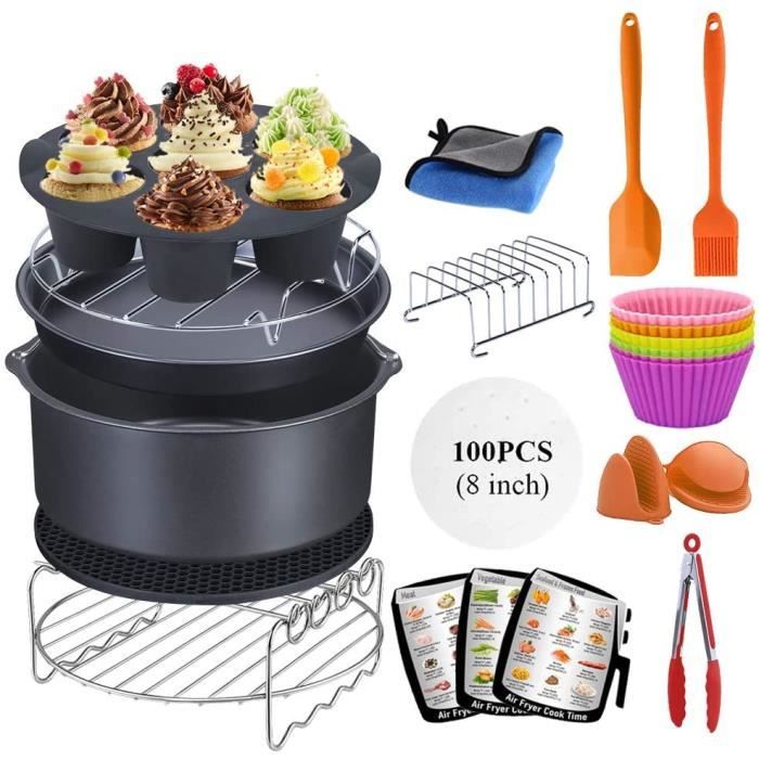 Piece Et Accessoire Pour Petit Electromenager - Limics24 - Friteuse Air Fryer 15 Pièceskit D Accessoires Universels À Chaud