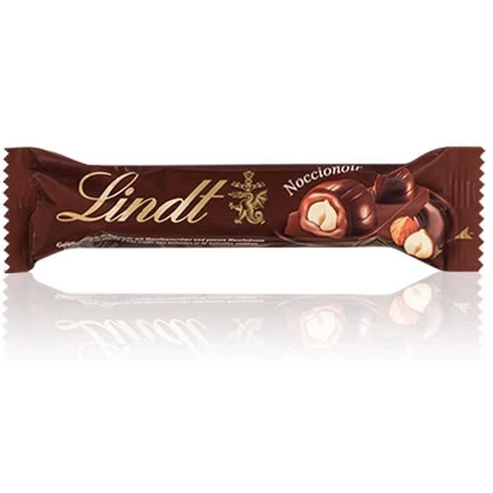 Chocolat noir fourré noisettes 40g Lindt EXCELLENCE