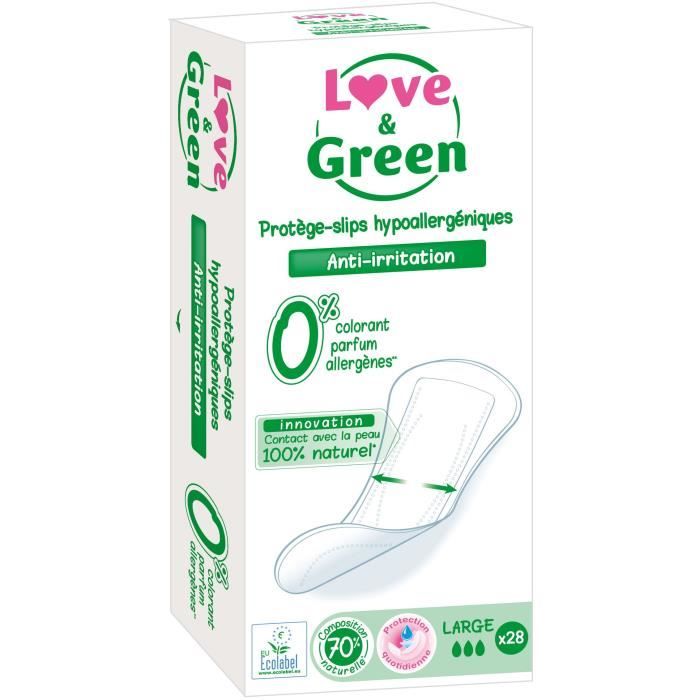 Love & Green Protège-slips large x28