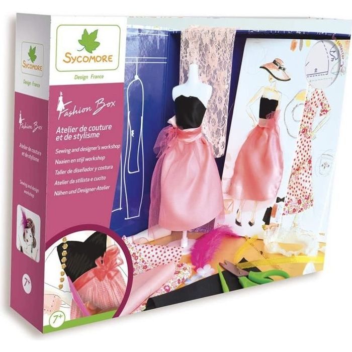 Fashion Box - Atelier de Couture et de stylisme - Passage de la Planche de créateur au modèle en 3D - Loisir créatif Enfant