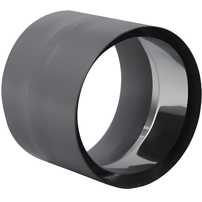 Raccord anti-bistre émail noir mat Diamètre 150mm - 344111