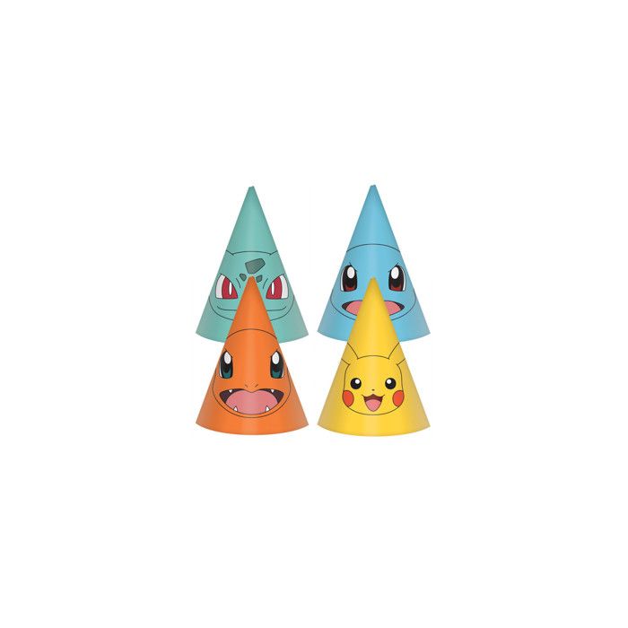 Amscan - Pokémon - Chapeaux de Fête - Chapeaux de fête - Fête denfants - Carton - 8 Pièces. Amscan - Pokémon - Chapeaux de Fête - Chapeaux de fête - Fête denfants - Carton - 8 Pièces.