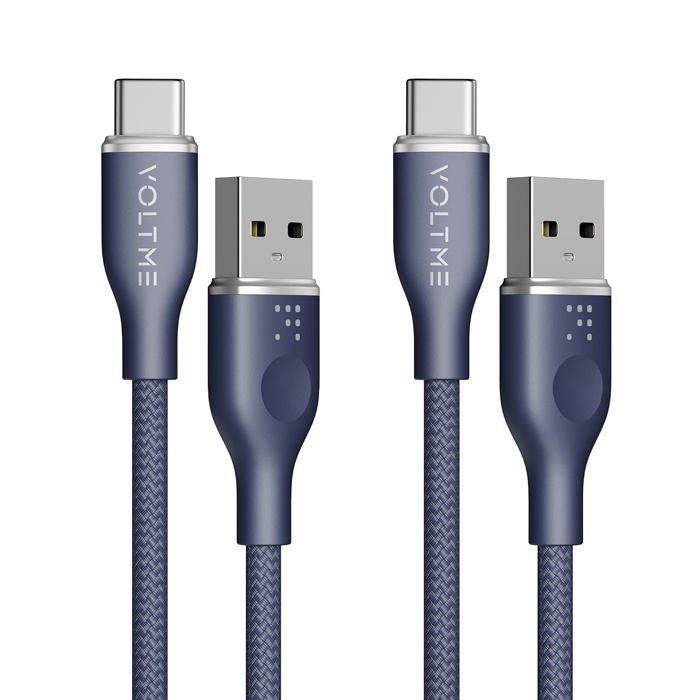 Câbles USB UGREEN Charge Rapide 3A - Lot De 2 | Nylon Tressé 0.5m Pour IPhone, Galaxy, PS5