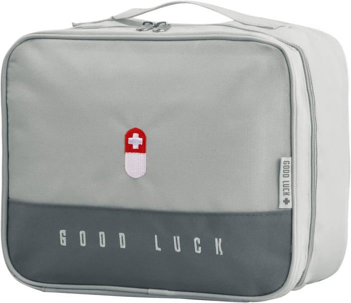 Boite D Urgence Trousse Secours Vide Étanche Sac Médecine Portable Rangement Médicaments