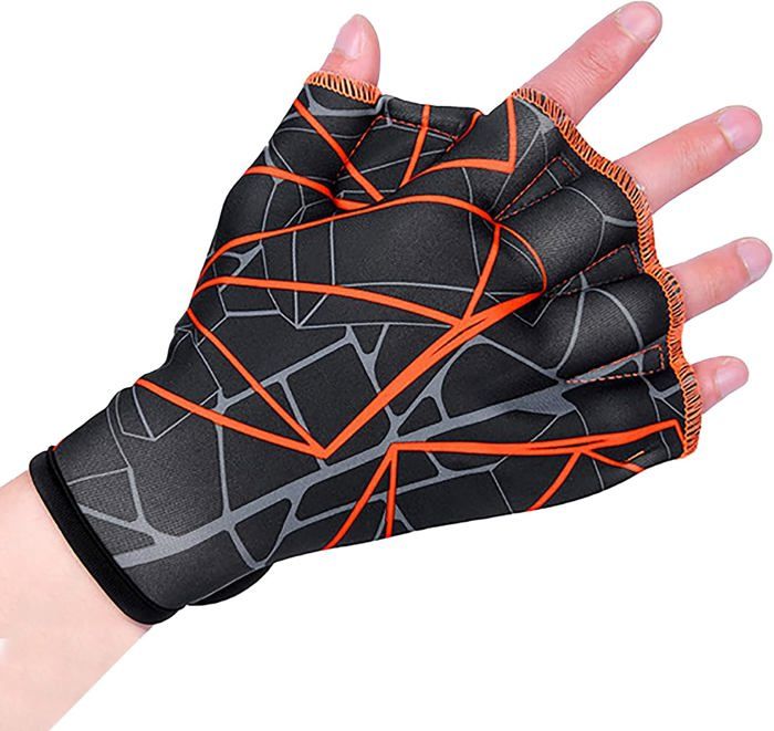 Gants de natation Gants de natation en néoprène Gants de résistance à leau pour la plongée avec tuba et les exercices aquatiques