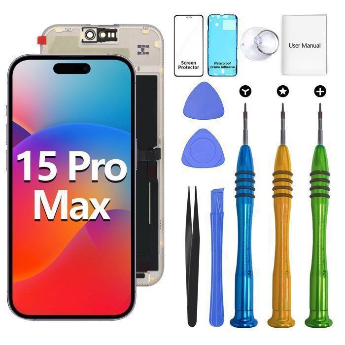 Écran LCD IPhone 15 Pro Max - Neuf - Compatible Apple - Technologie LTPS
