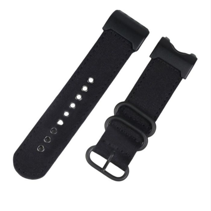 INF Bracelet de montre en toile nylon pour Casio G-Shock Mudmaster GWG-1000GB Le noir