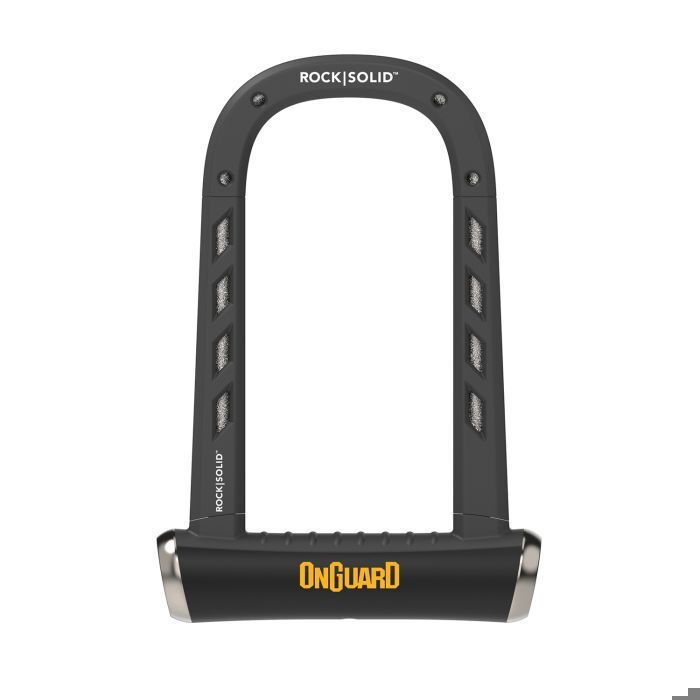 Antivol U - ONGUARD - RockSolid - Noir - Matériaux de pointe - Résistant aux meules
