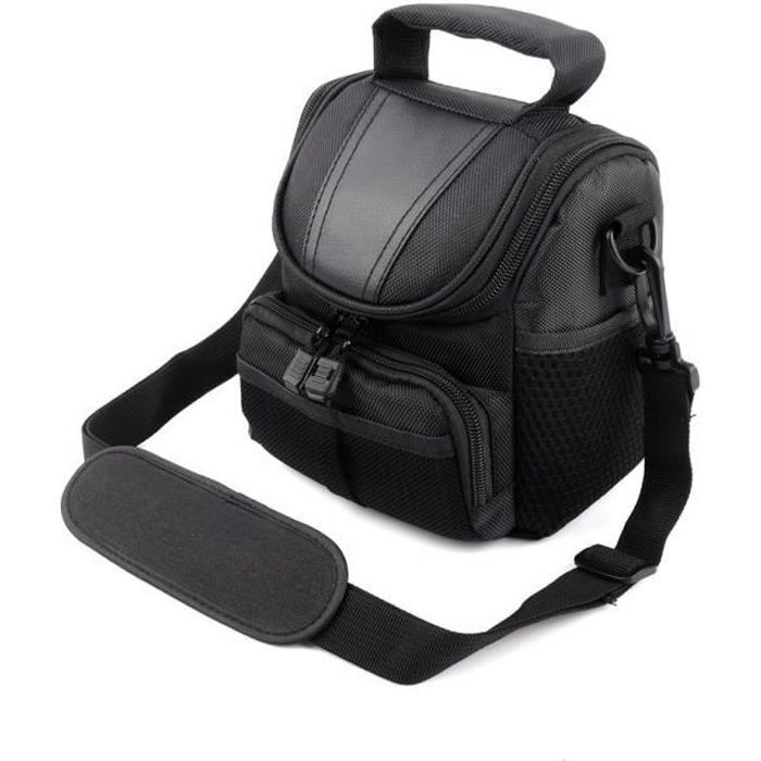 Sac étui Appareil Photo JOJ Pour Polaroid IS2132 - Noir, Nylon, Résistant Eau