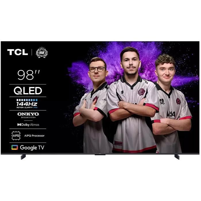 Téléviseur QLED 4K TCL 98 pouces Smart TV Dolby Atmos Chromecast intégré