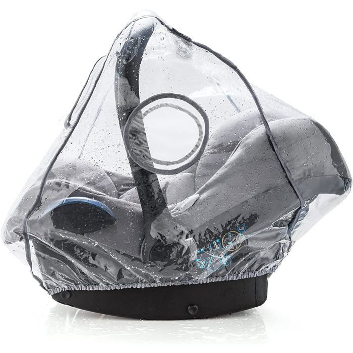 Habillage Pluie Universel Confort pour Siège-Auto Cosy (ex. Bébé Confort Cybex Recaro) Bonne circulation de l’air Fenêtre Mo