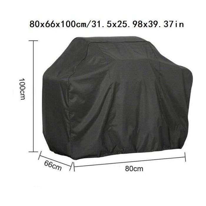 Housse de barbecue 80x66x100cm – Protection imperméable et anti UV – Résistante aux intempéries – Installation facile - vue 2
