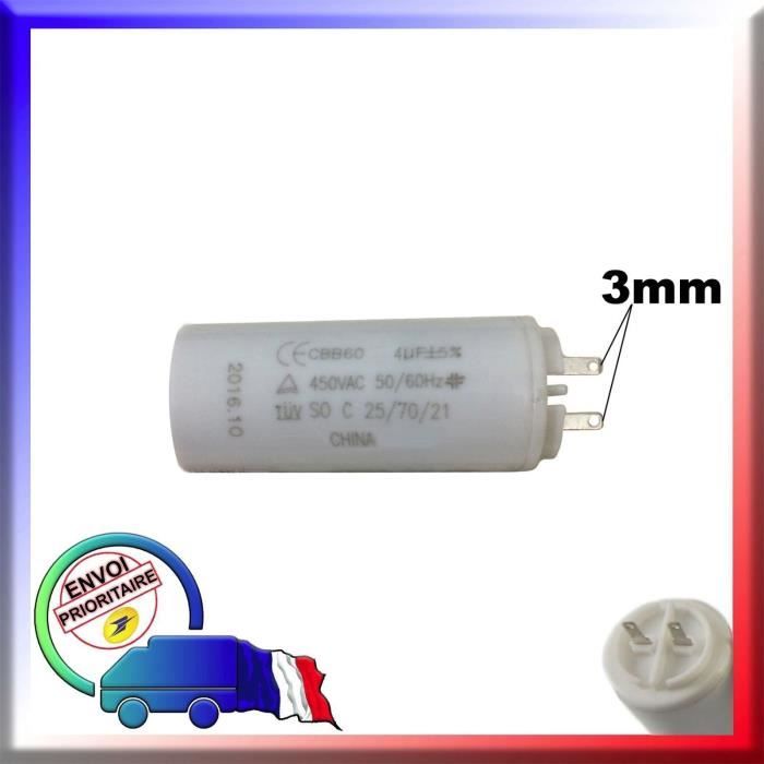 Condensateur De Demarrage 4uf Moteur Volet Roulant Bubendorff Achat Vente Accessoire Moteur Volet Condensateur De Demarrage 4 Cdiscount