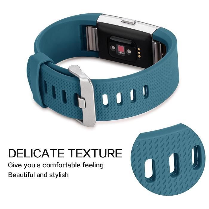 Bracelet Sport Pour Fitbit Charge 6/5 – Silicone Respirant – Remplacement