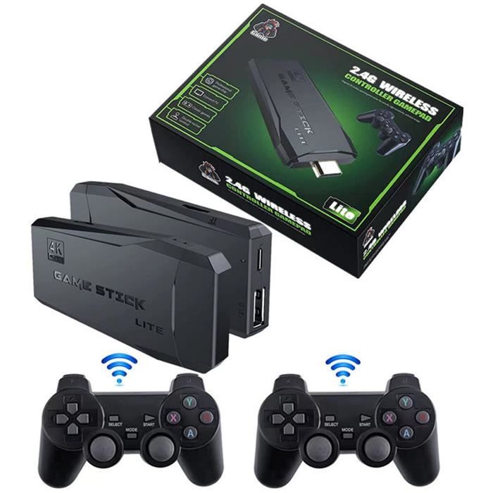 4K M8 Clé USB Console de Jeu rétro sans Fil pour PS1GBASNESMAME Console de Jeu rétro TV