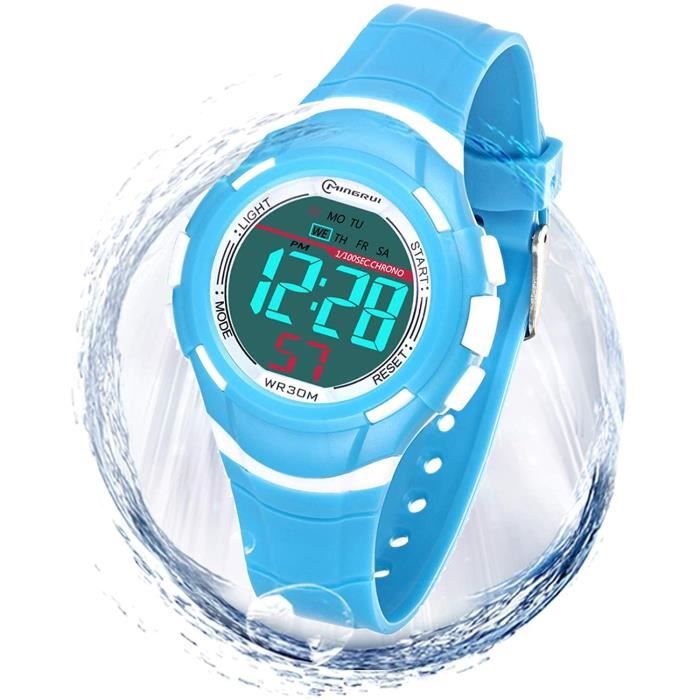 Montre Enfants Gar on Fille Ado Digitale Ext rieur Sport 50M