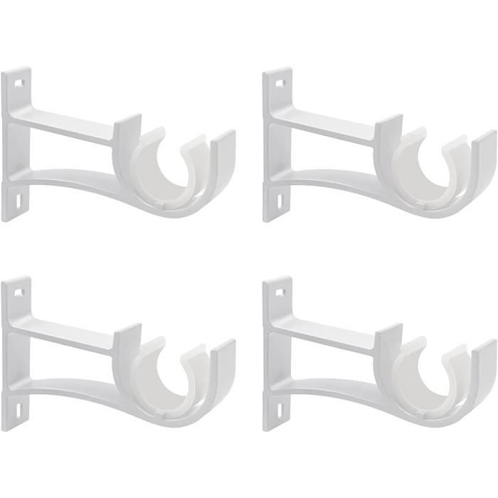 AHUNTTER Lot De 50 Anneaux De Tringle à Rideaux En Métal Argenté