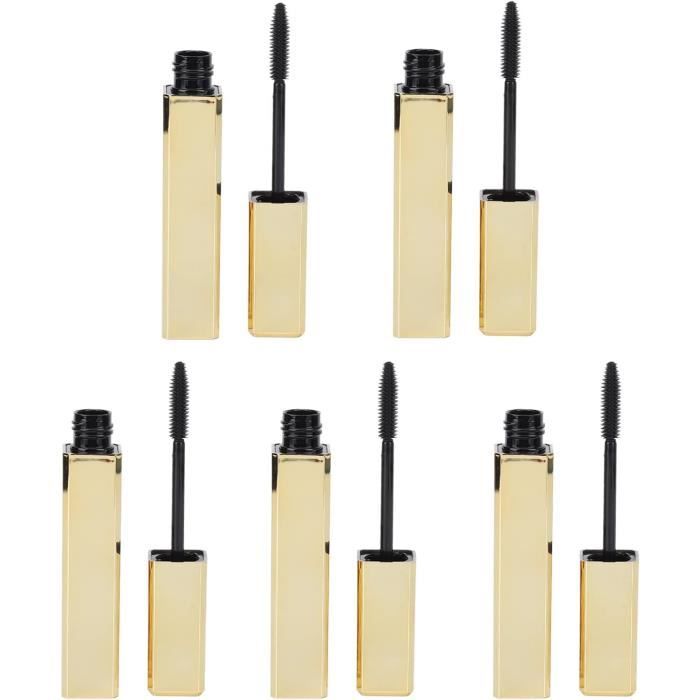 Mascaras Tube Mascara Vide Mode D or 5 Pièces Bouteille Crème Cils
