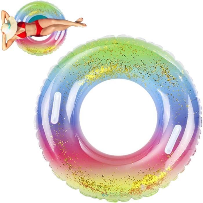 Bouée Siège Avion Enfant YJZQ - Gonflable PVC 80x65cm Sécurité Bain 2-6 Ans