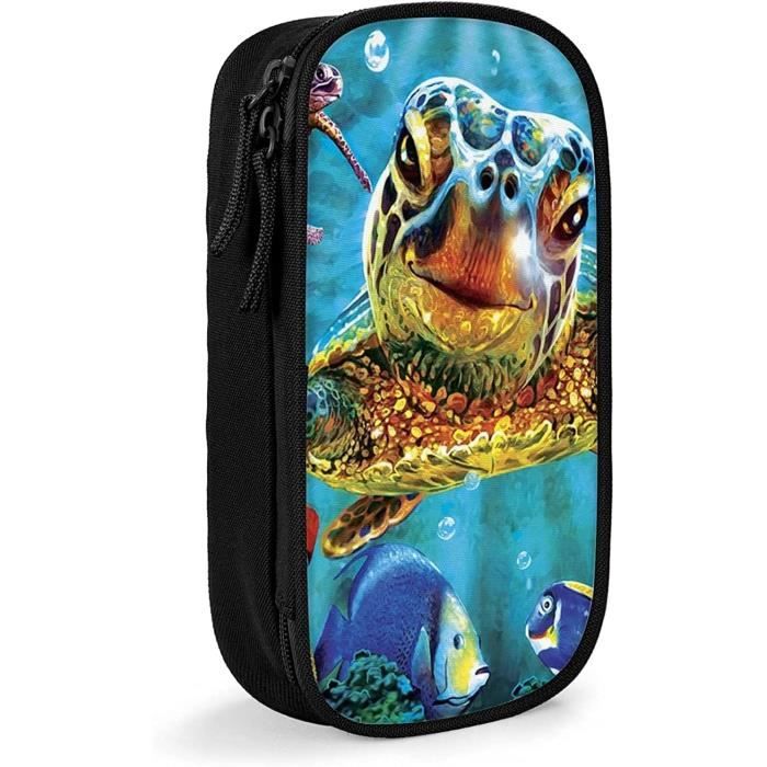 Safta Trousse Triple One Piece Pirates – Trousse Scolaire Enfant – Noir – Officielle Et Résistante