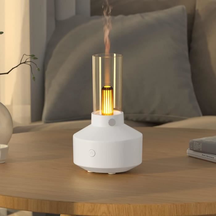 Diffuseur D'huiles Essentielles En Bois Marron - Ultrasonique Et Silencieux