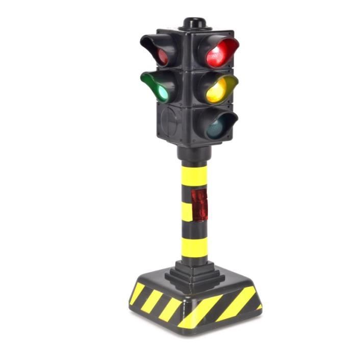 Dickie – Feu Tricolore 12 Cm – Lumineux Et Sonore – Sécurité Routière – Dès 3 Ans – Piles Incluses