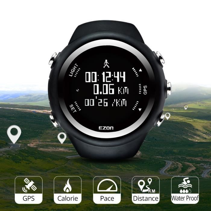 Montre de sport num rique pour hommes montre de course GPS avec