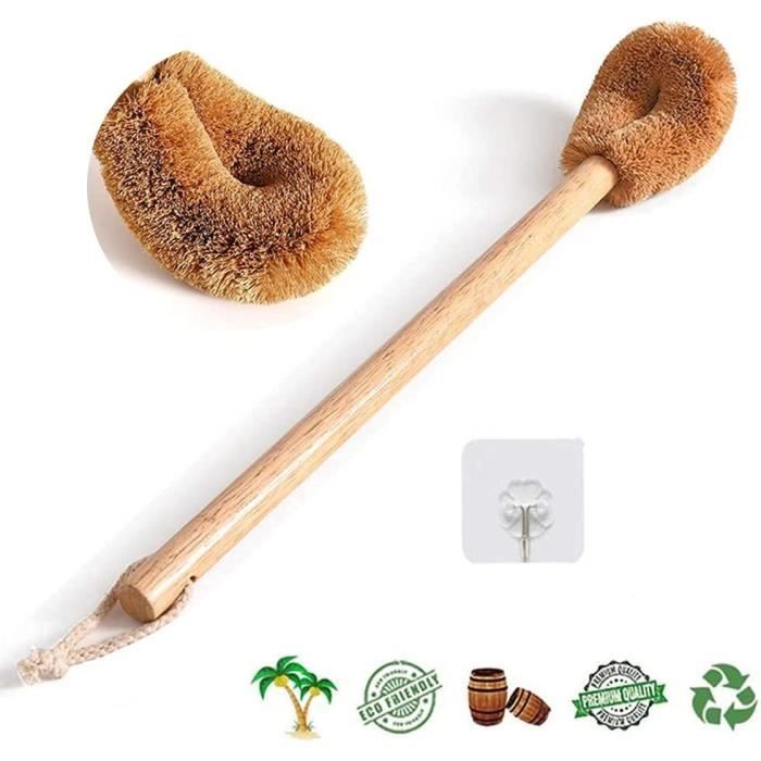 Brosse De Cheminée De Rechange - Tête De Nettoyage En Bois Avec Poils, Pour Foyer Et Insert