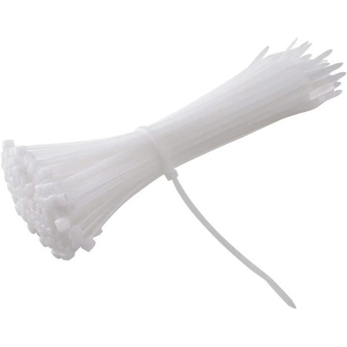 120 Pièces Serre-Câble, 200 Mm X 3,6 Mm, Attaches De Câble En Nylon