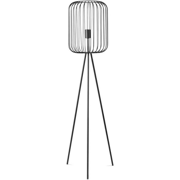 Lampadaire trepied salon 134 cm, Lampe sur pied design moderne