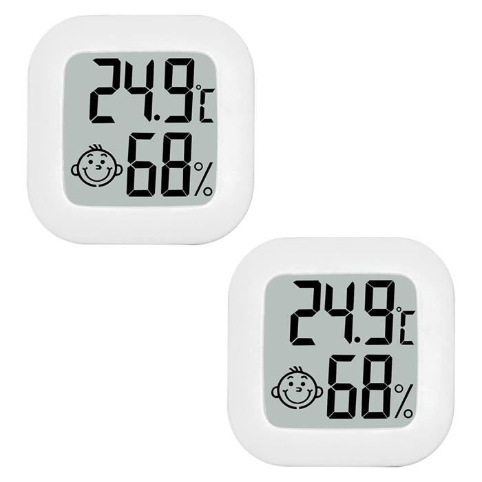 DOQAUS Lot De 3 Thermomètres Numériques D'intérieur - Mini
