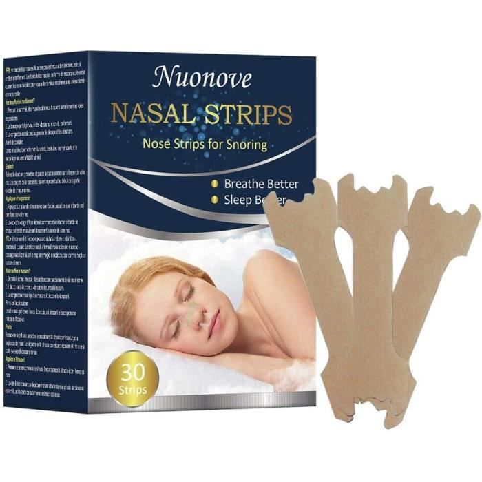 Bandelettes Nasales, Nasal Strips, Anti Ronflement Nasal, Bandelettes