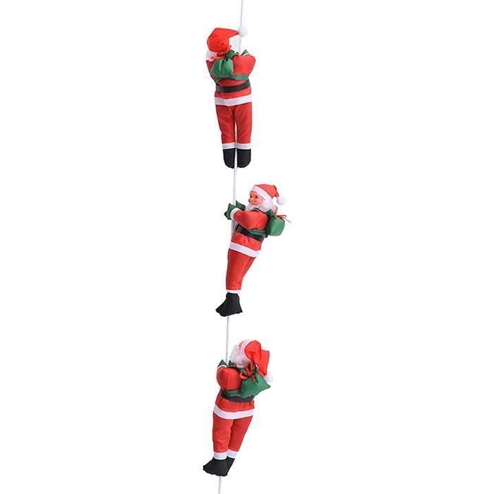 Décoration de Noël - FDIT - Échelle Électrique du Père Noël - Plastique