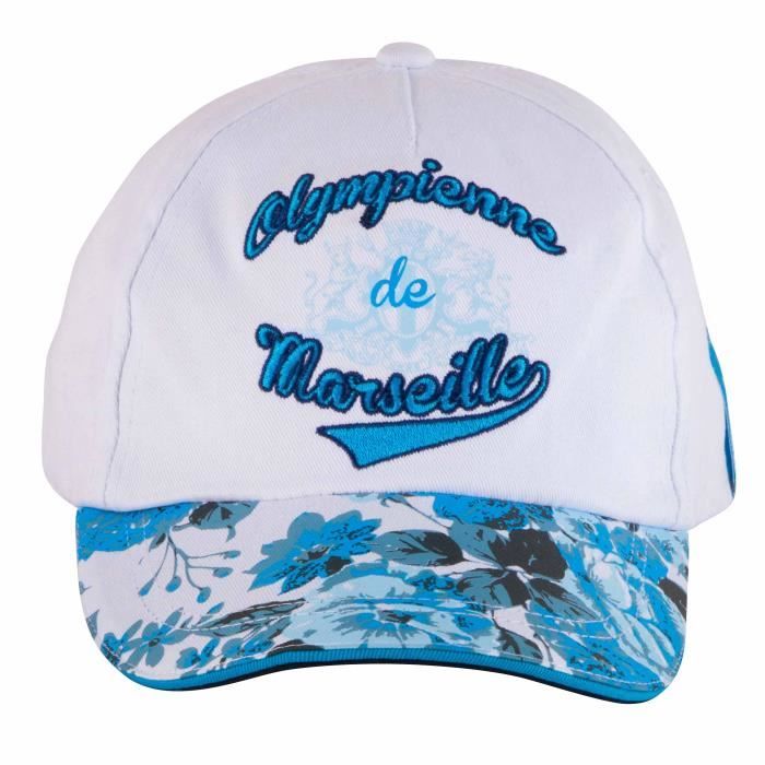 Casquette Olympique De Marseille Enfant - Taille Réglable, Collection Officielle - 100% Polyester, Fan OM - 7