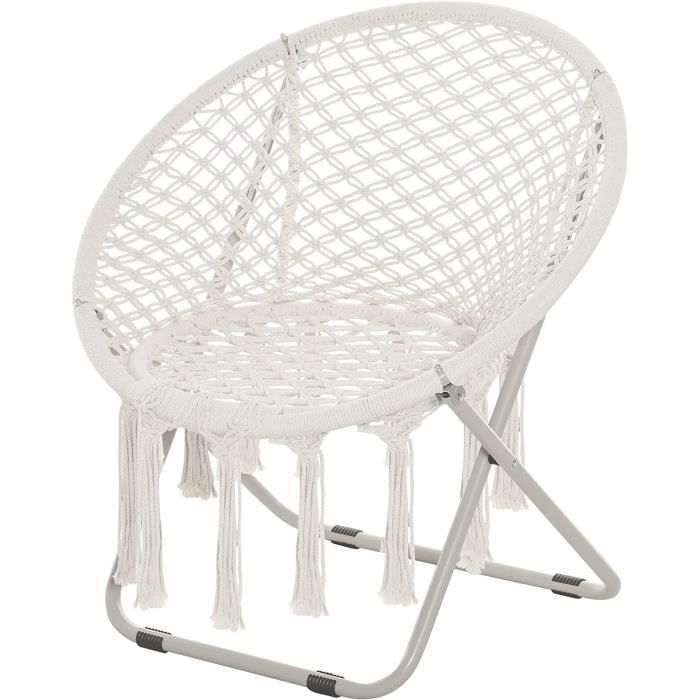 Chaises de lune surdimensionnées Chaise de soucoupe pliante portable  confortable pour la chambre à coucher Room_c