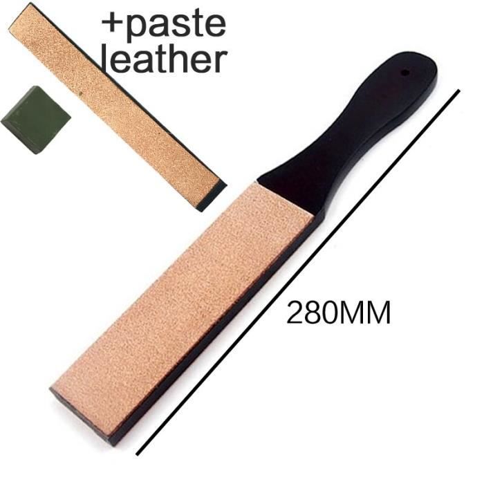 Cuir A Aiguiser Double Face Pour Outils En Cuir - Affûtage Professionnel Pierre à Aiguiser