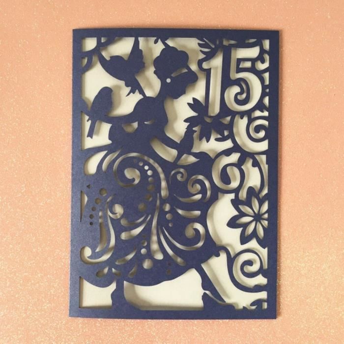 Cartes D Invitation Pour Fete D Anniversaire Pour Fille Jolies Cartes D Invitation Pour Mariage Modele Bronze Kuyqkpb04838 Achat Vente Faire Part Invitation Cartes D Invitation Pour Fete Cdiscount