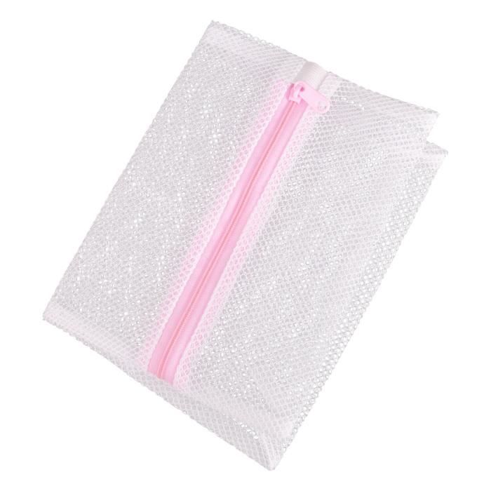 Sacs De Lavage Pour Chaussures - Lot De 2 - Réutilisables, Fermeture Éclair Frein - Protège Machine