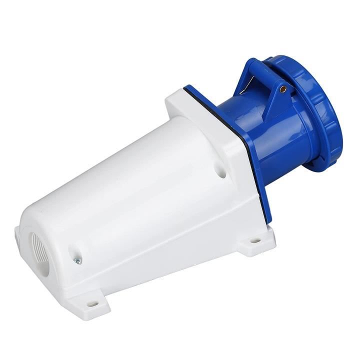 Prise Industrielle Étanche IP67 | 3P+T 380V-415V 63A | Pour Câble 6-16mm² | Montage Surface Polyvalent